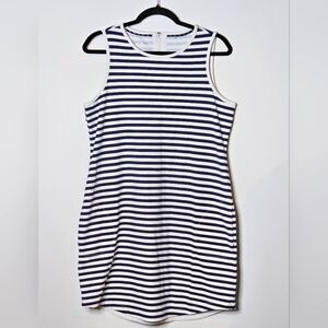 Tommy Bahama Islandzone Aubrey Resort Navy Nautical Sleeveless Womens‎ Med Dress